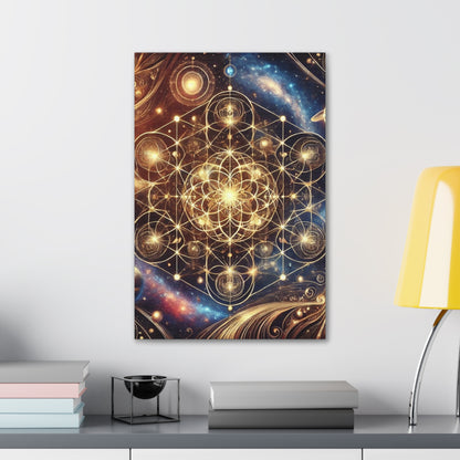 Sacred Geometry Art Canvas Ed. 78