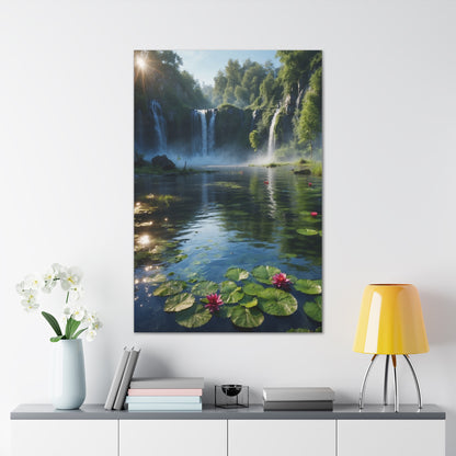 Majestic Waterfalls Art Canvas Ed. 6