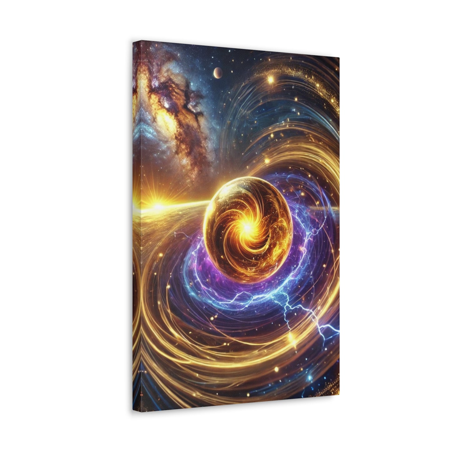 Energetic Orbs Art Canvas Ed. 8