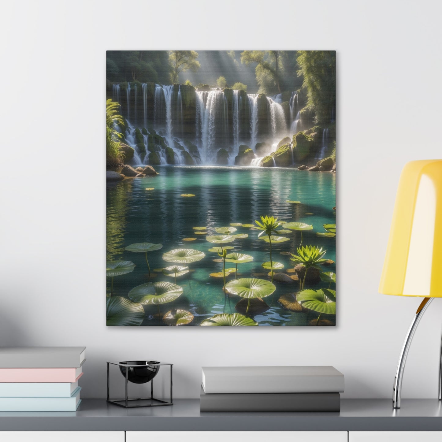 Majestic Waterfalls Art Canvas Ed. 24