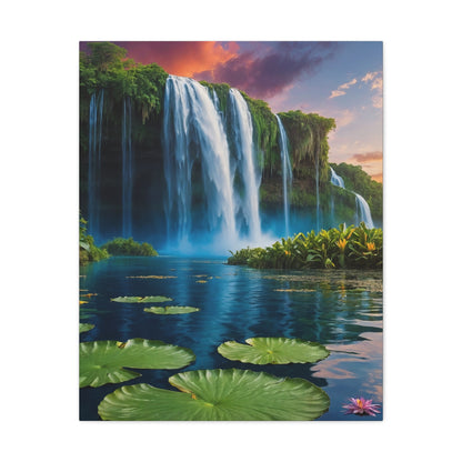 Blissful Lotus Art Canvas Ed. 3