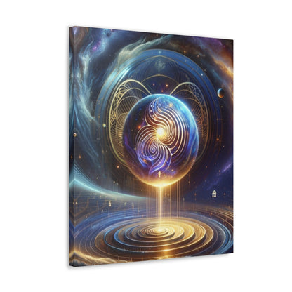 Sacred Geometry Art Canvas Ed. 61