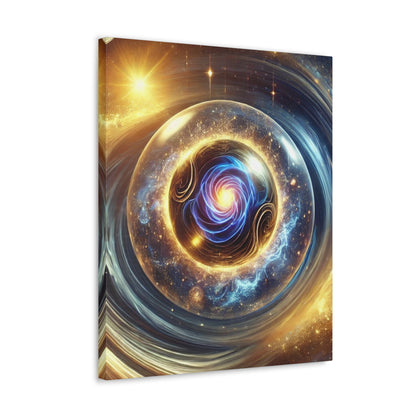 Energetic Orbs Art Canvas Ed. 14