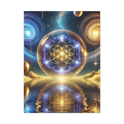 Sacred Geometry Art Canvas Ed. 20