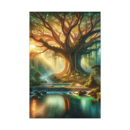 Trees of Light Art Canvas Ed. 19