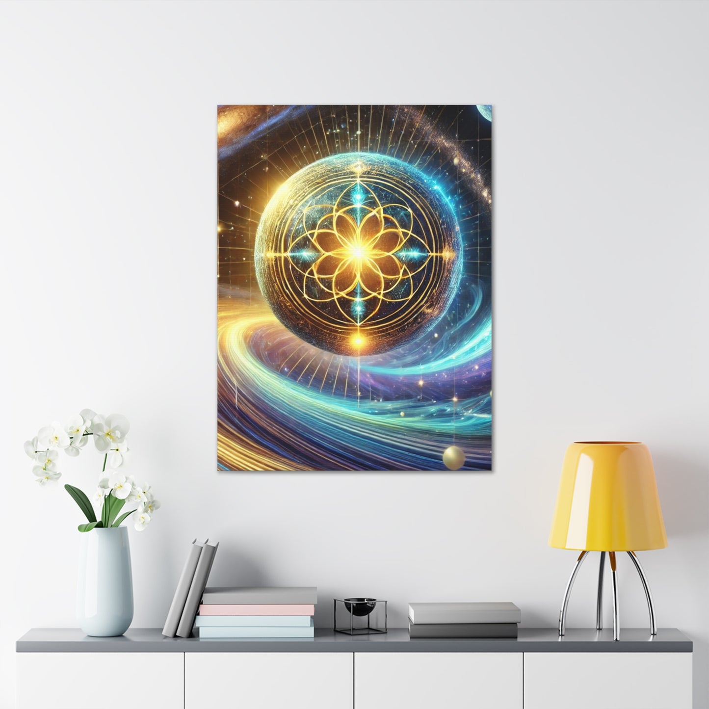 Sacred Geometry Art Canvas Ed. 55