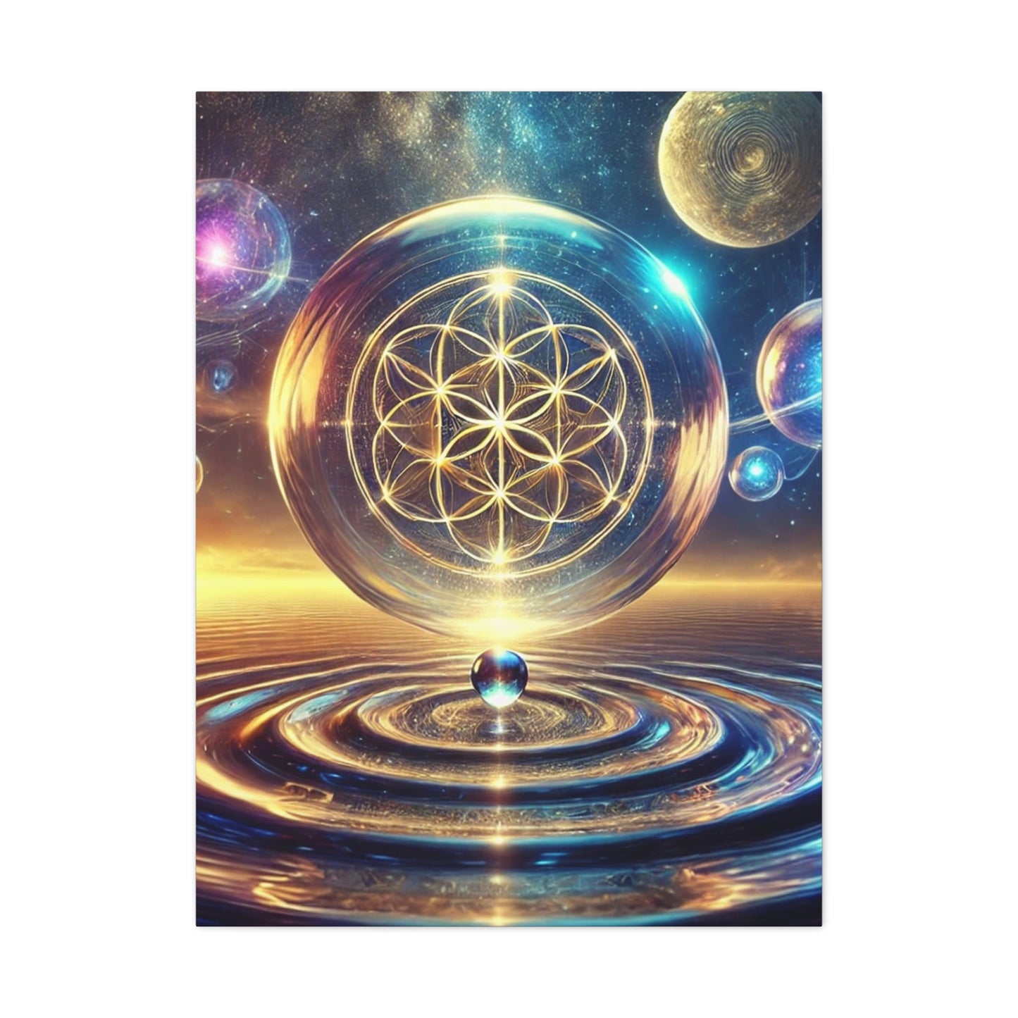 Sacred Geometry Art Canvas Ed. 23