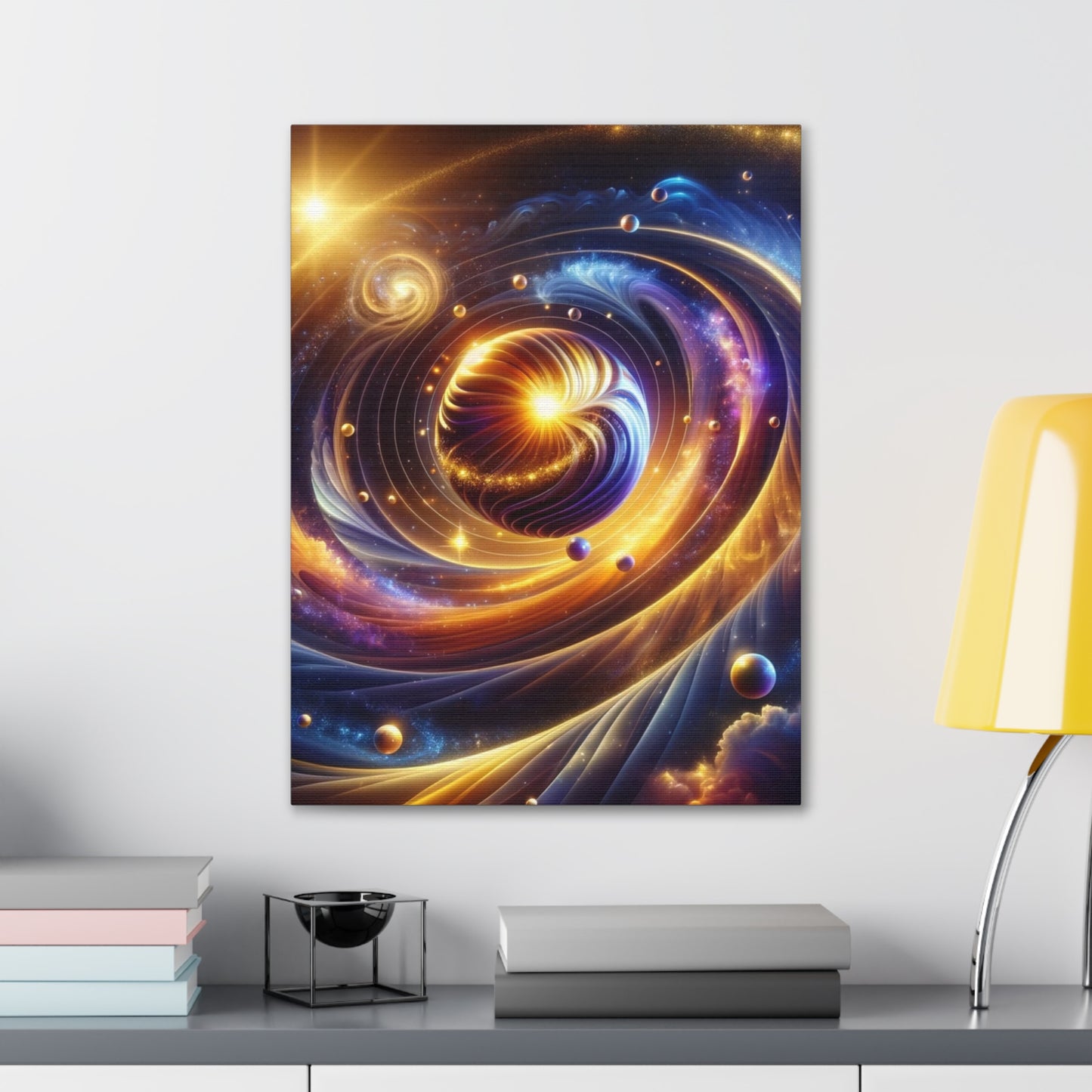 Energetic Orbs Art Canvas Ed. 5