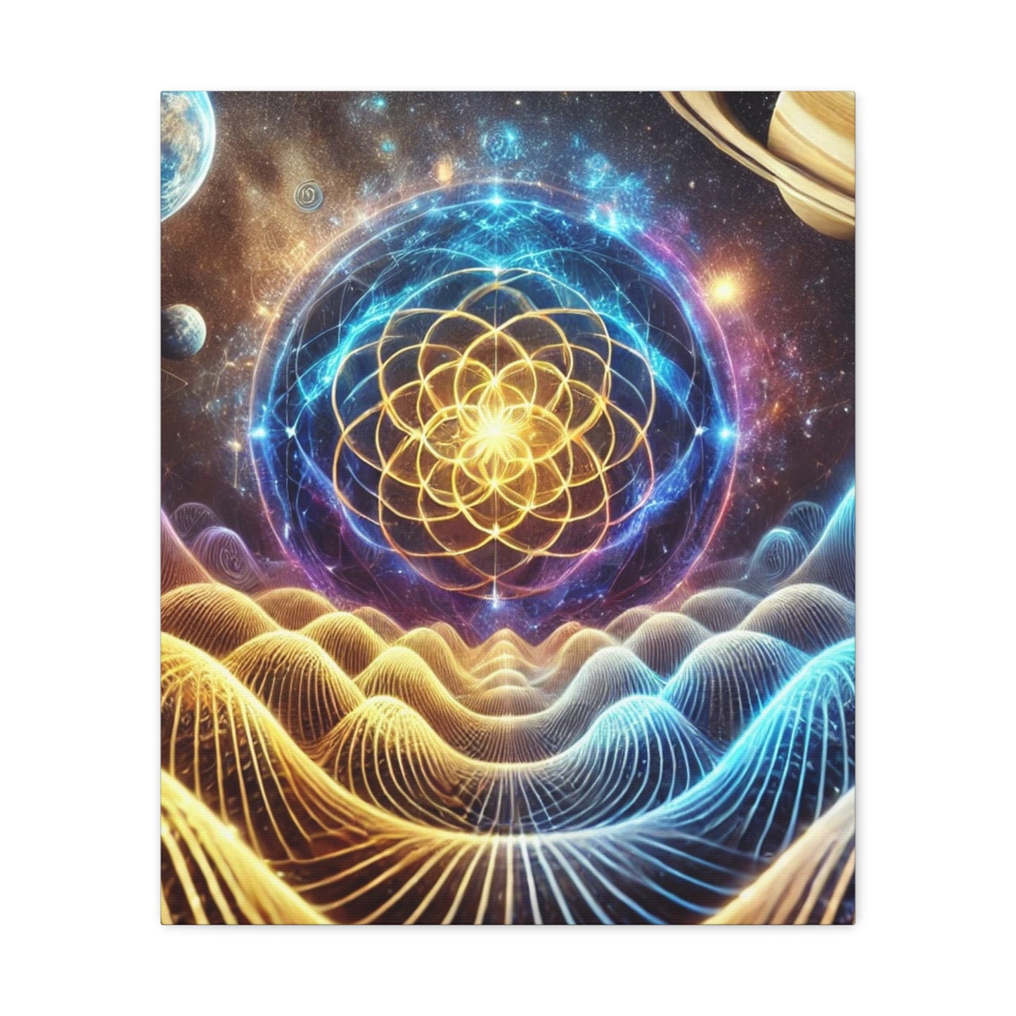 Sacred Geometry Art Canvas Ed. 9