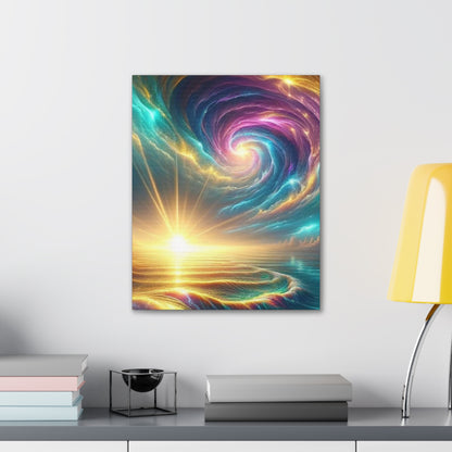 Serene Ocean Art Canvas Ed. 6