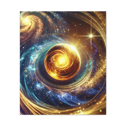 Energetic Orbs Art Canvas Ed. 7