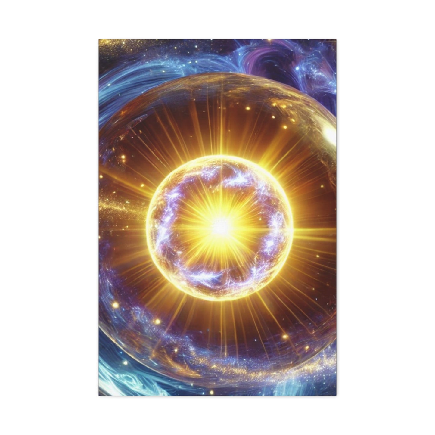 Energetic Orbs Art Canvas Ed. 12