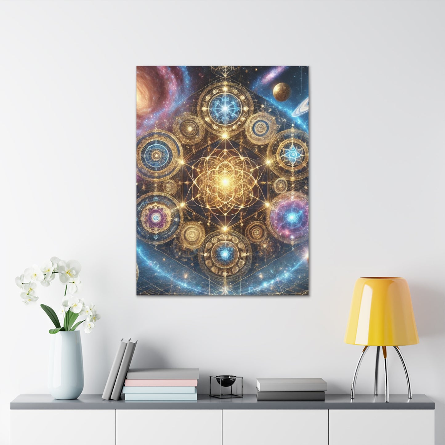 Sacred Geometry Art Canvas Ed. 69