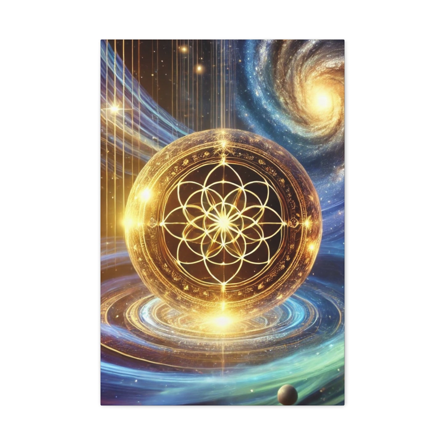 Sacred Geometry Art Canvas Ed. 57