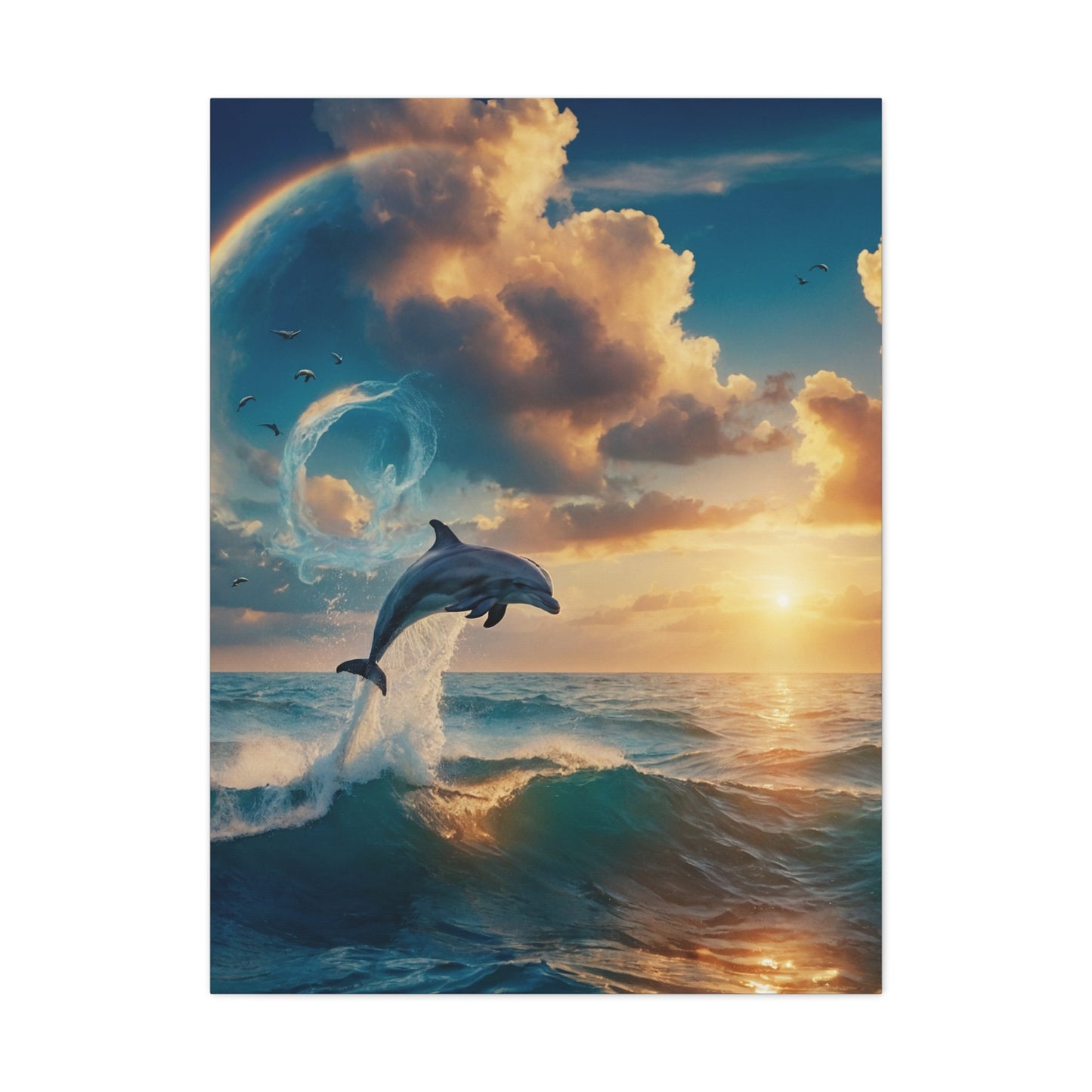 Serene Ocean Art Canvas Ed. 2