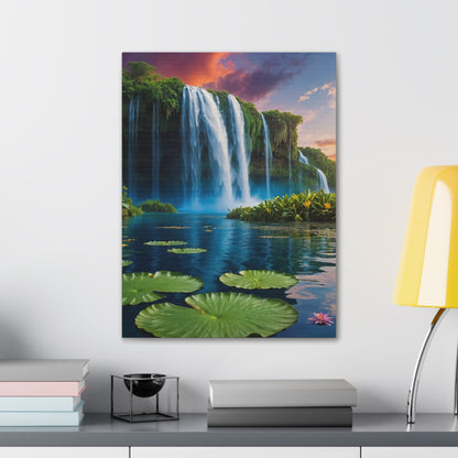 Blissful Lotus Art Canvas Ed. 3