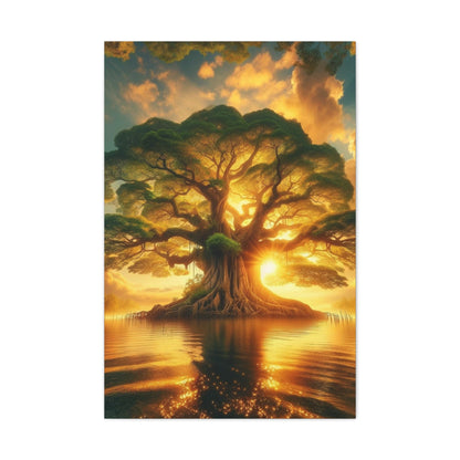 Trees of Light Art Canvas Ed. 4