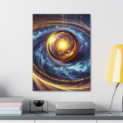 Energetic Orbs Art Canvas Ed. 10