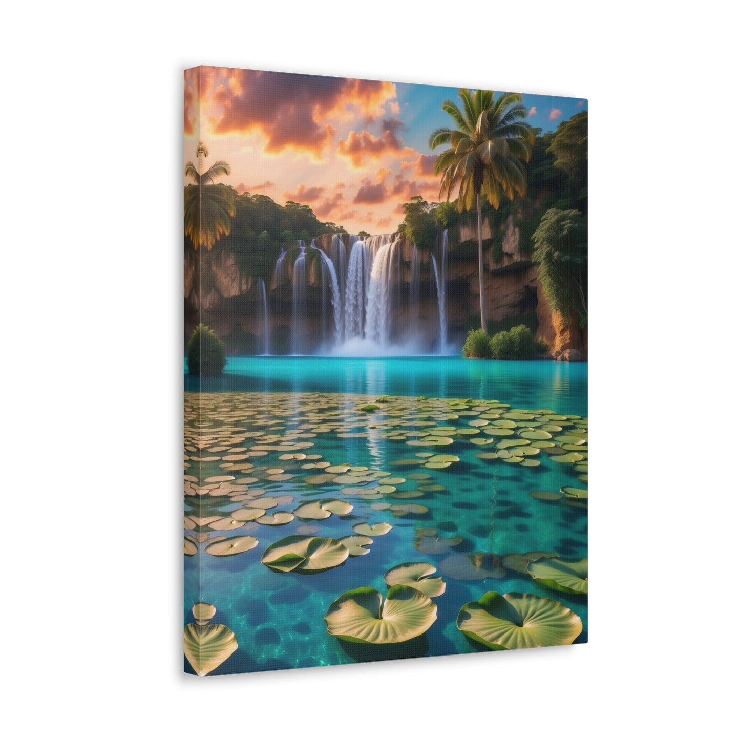 Majestic Waterfalls Art Canvas Ed. 40