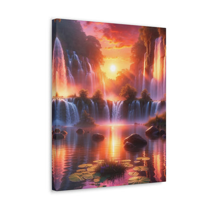 Majestic Waterfalls Art Canvas Ed. 22