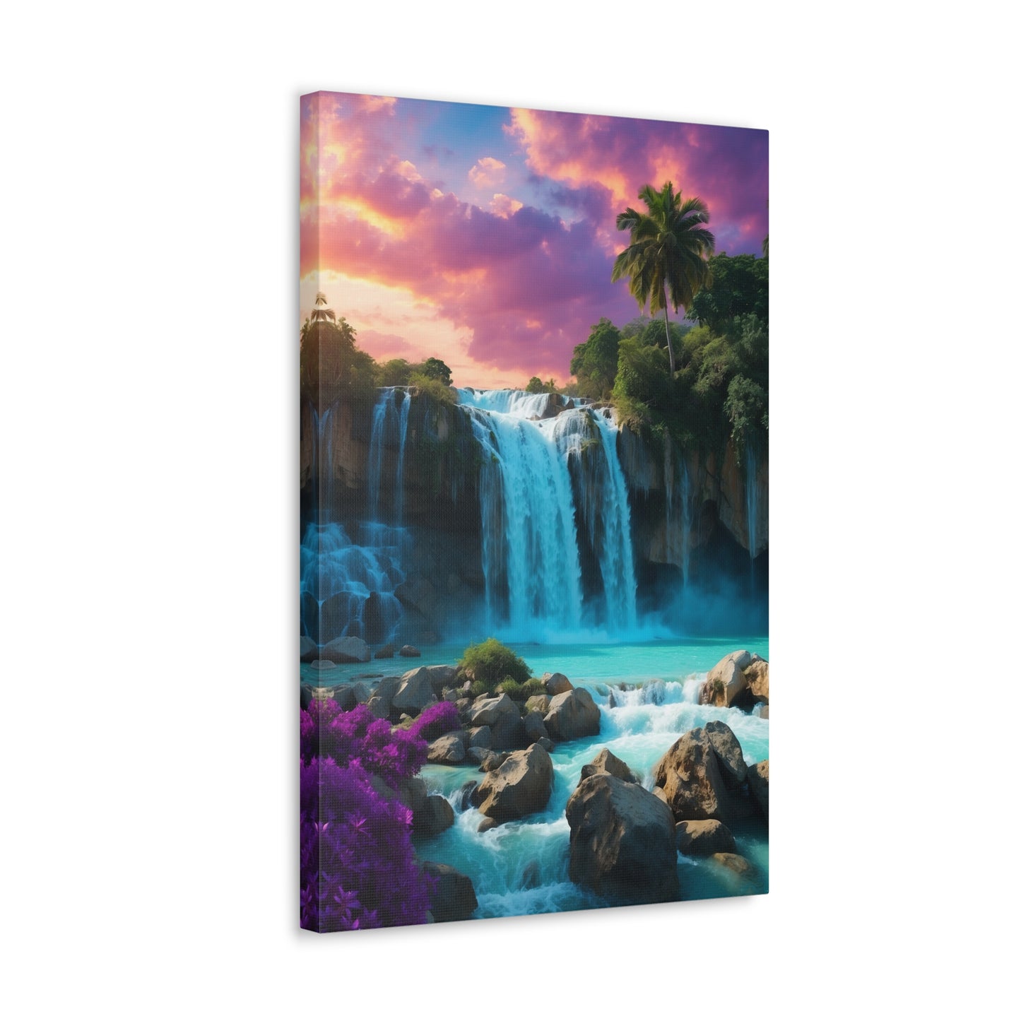 Majestic Waterfalls Art Canvas Ed. 34