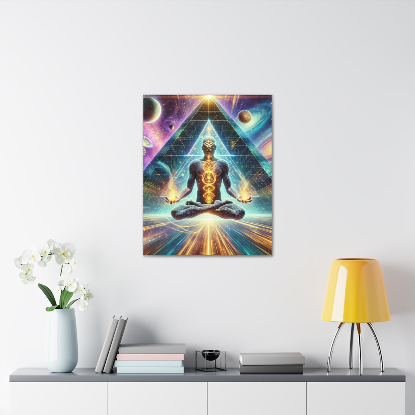 Quantum Entanglement Art Canvas Ed. 13