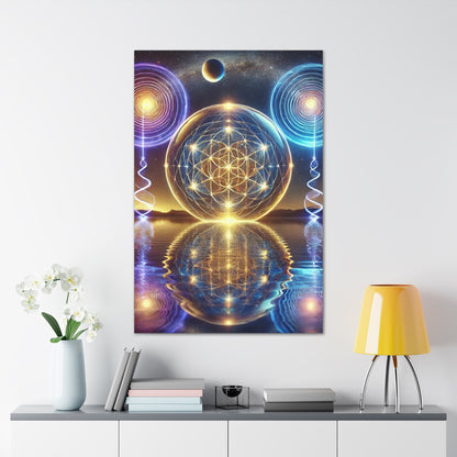 Sacred Geometry Art Canvas Ed. 17