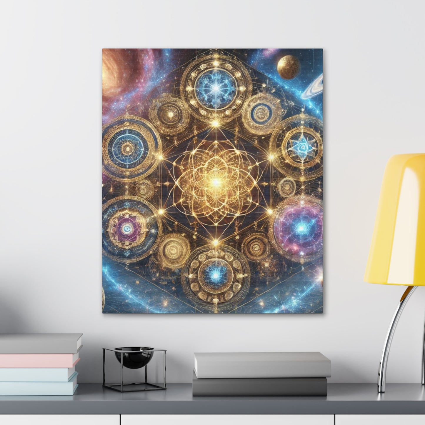 Sacred Geometry Art Canvas Ed. 69