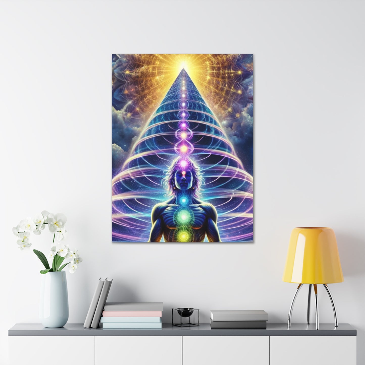 Quantum Entanglement Art Canvas Ed. 8