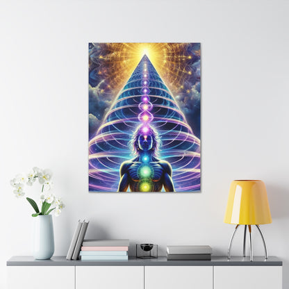 Quantum Entanglement Art Canvas Ed. 8