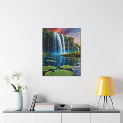 Blissful Lotus Art Canvas Ed. 3