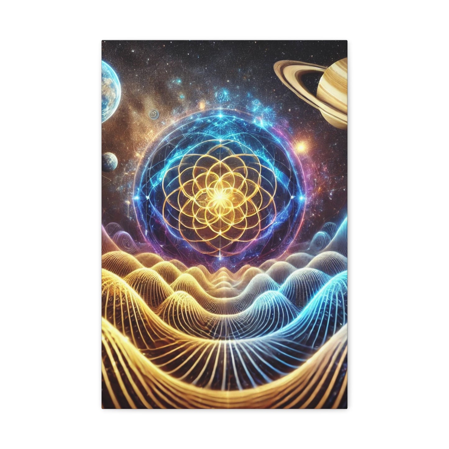 Sacred Geometry Art Canvas Ed. 9