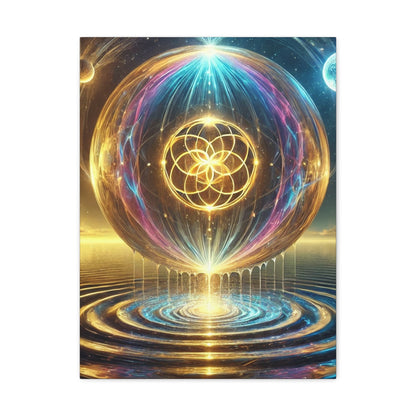 Sacred Geometry Art Canvas Ed. 27