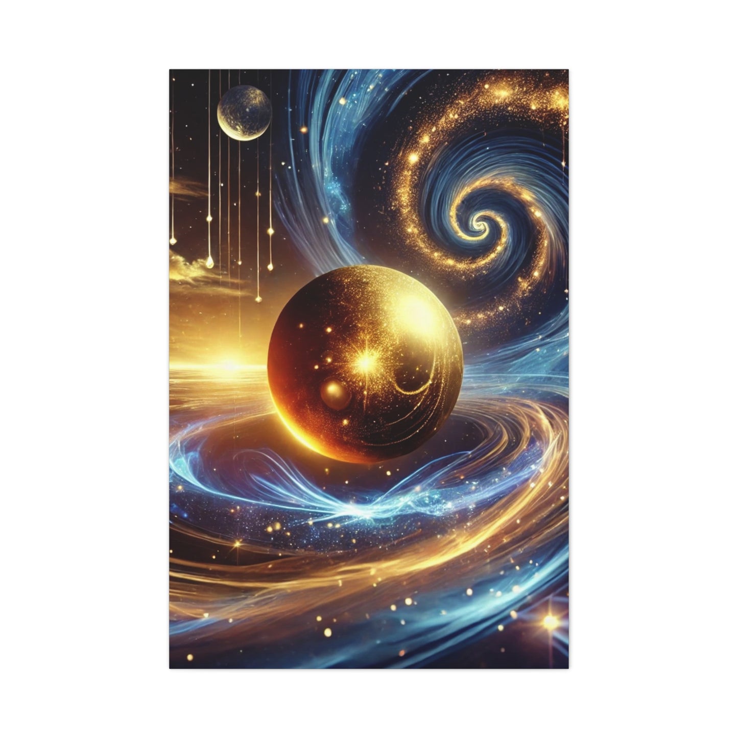 Energetic Orbs Art Canvas Ed. 6