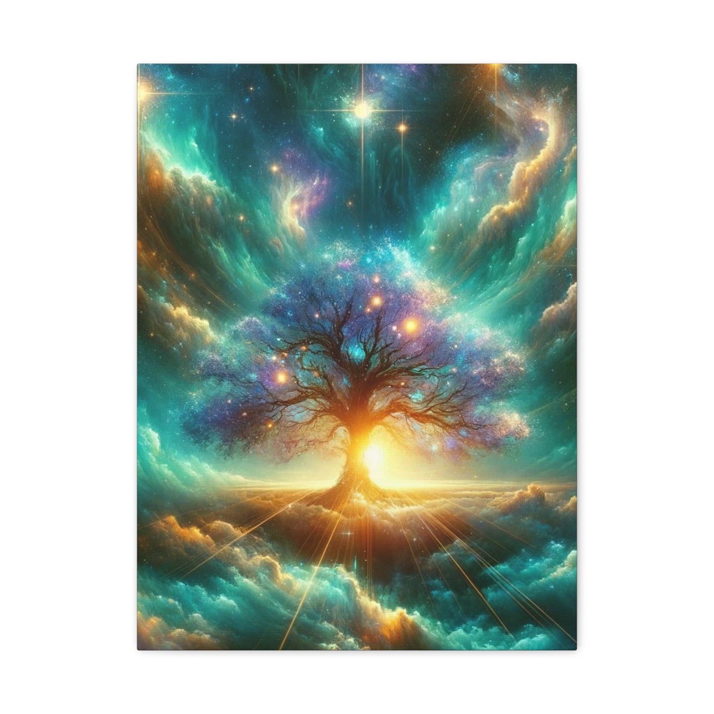 Trees of Light Art Canvas Ed. 16