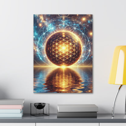 Sacred Geometry Art Canvas Ed. 52