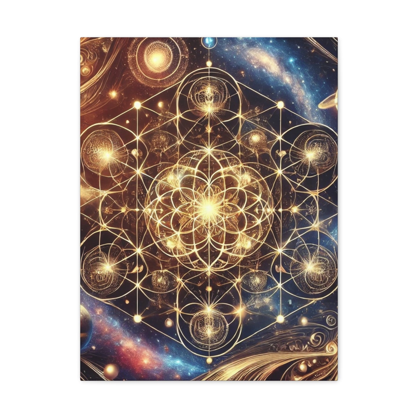 Sacred Geometry Art Canvas Ed. 78