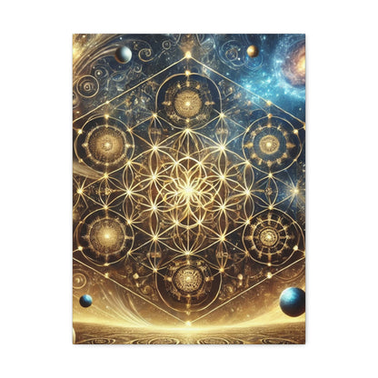 Sacred Geometry Art Canvas Ed. 76