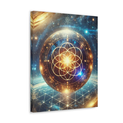 Sacred Geometry Art Canvas Ed. 53