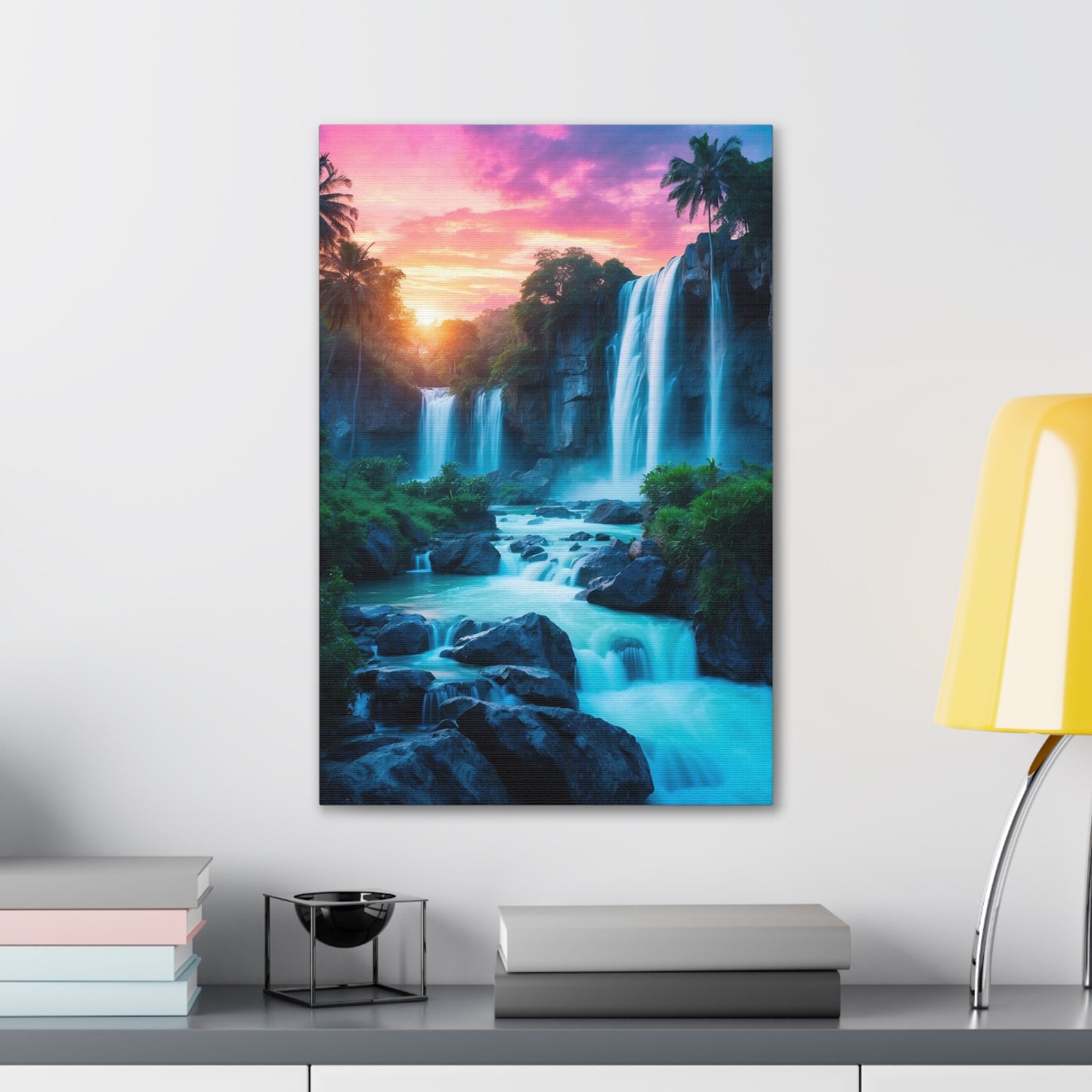 Majestic Waterfalls Art Canvas Ed. 31