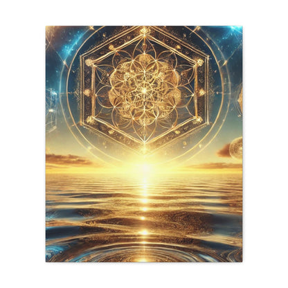 Sacred Geometry Art Canvas Ed. 96