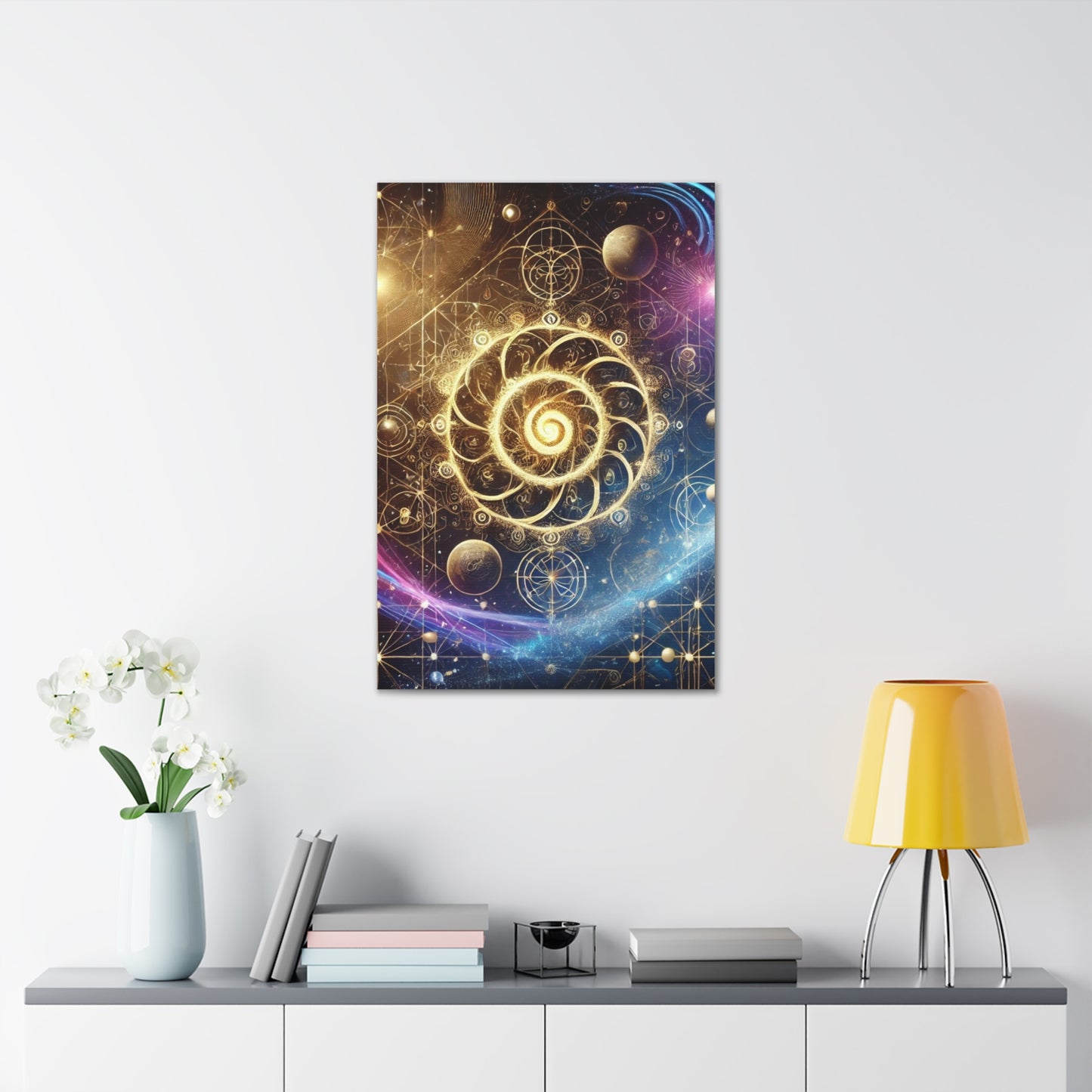 Sacred Geometry Art Canvas Ed. 65