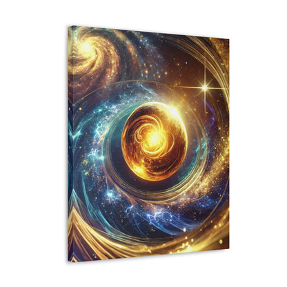 Energetic Orbs Art Canvas Ed. 7