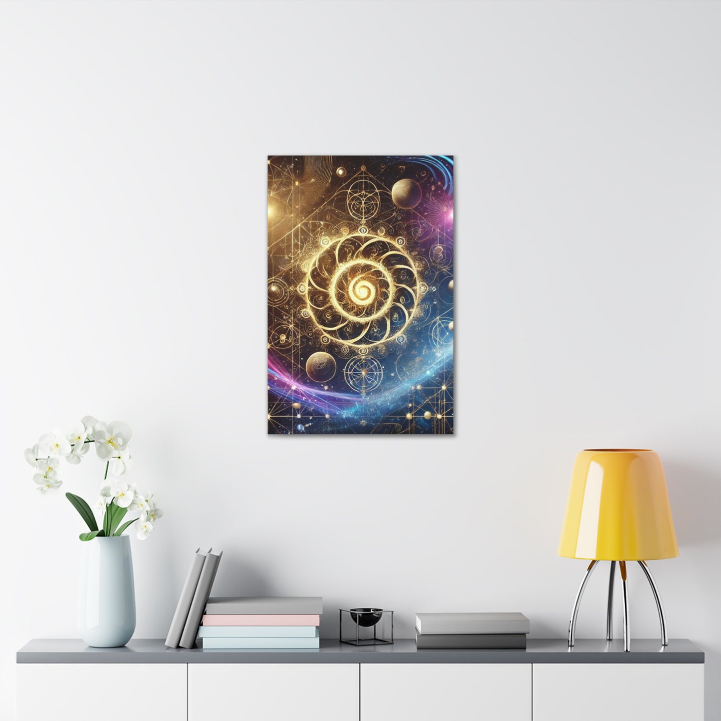 Sacred Geometry Art Canvas Ed. 65