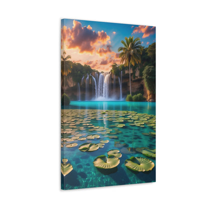 Majestic Waterfalls Art Canvas Ed. 40