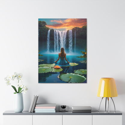 Blissful Lotus Art Canvas Ed. 4