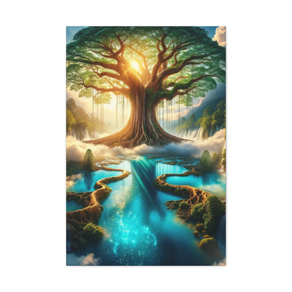 Trees of Light Art Canvas Ed. 11