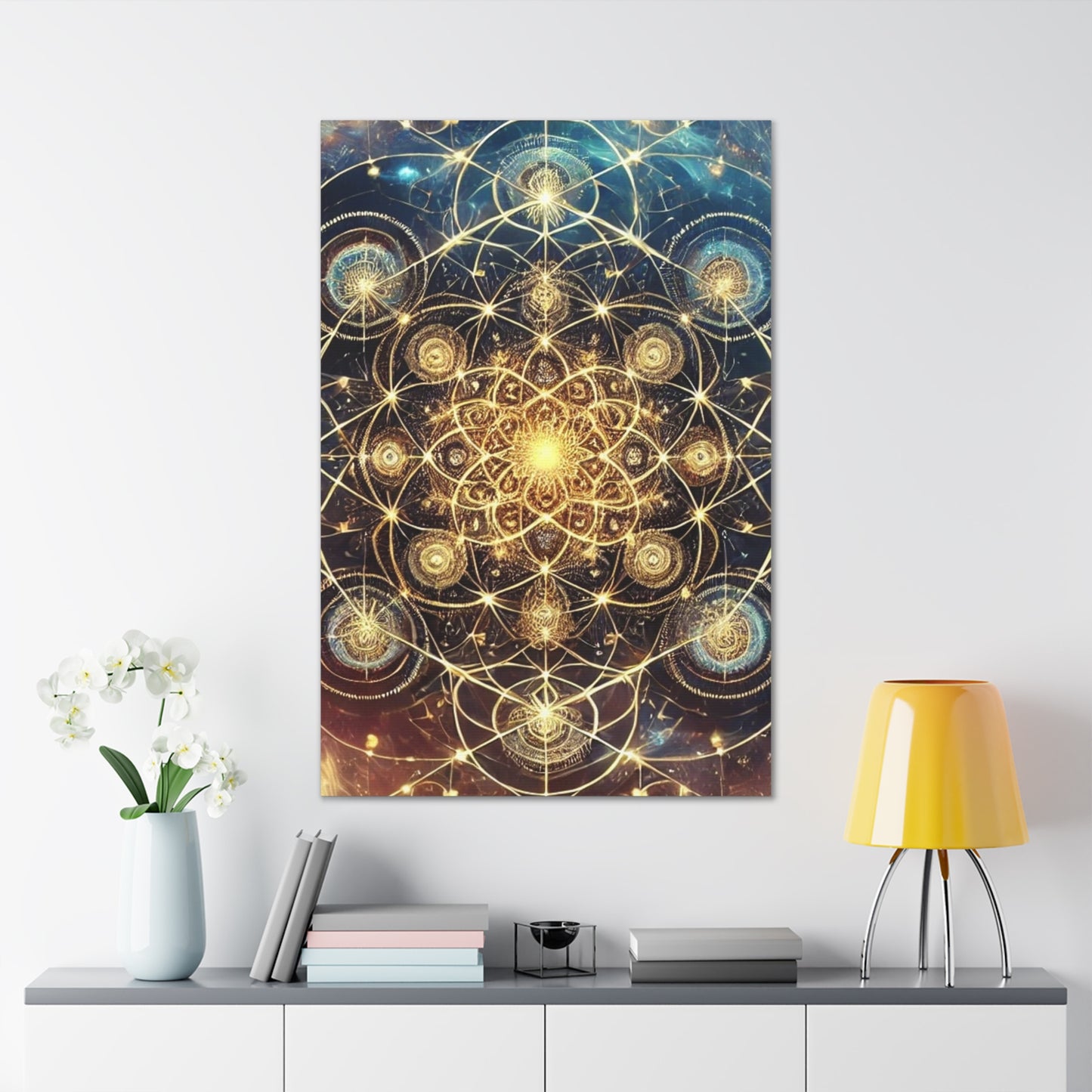 Sacred Geometry Art Canvas Ed. 75