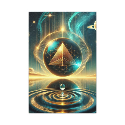 Sacred Geometry Art Canvas Ed. 35