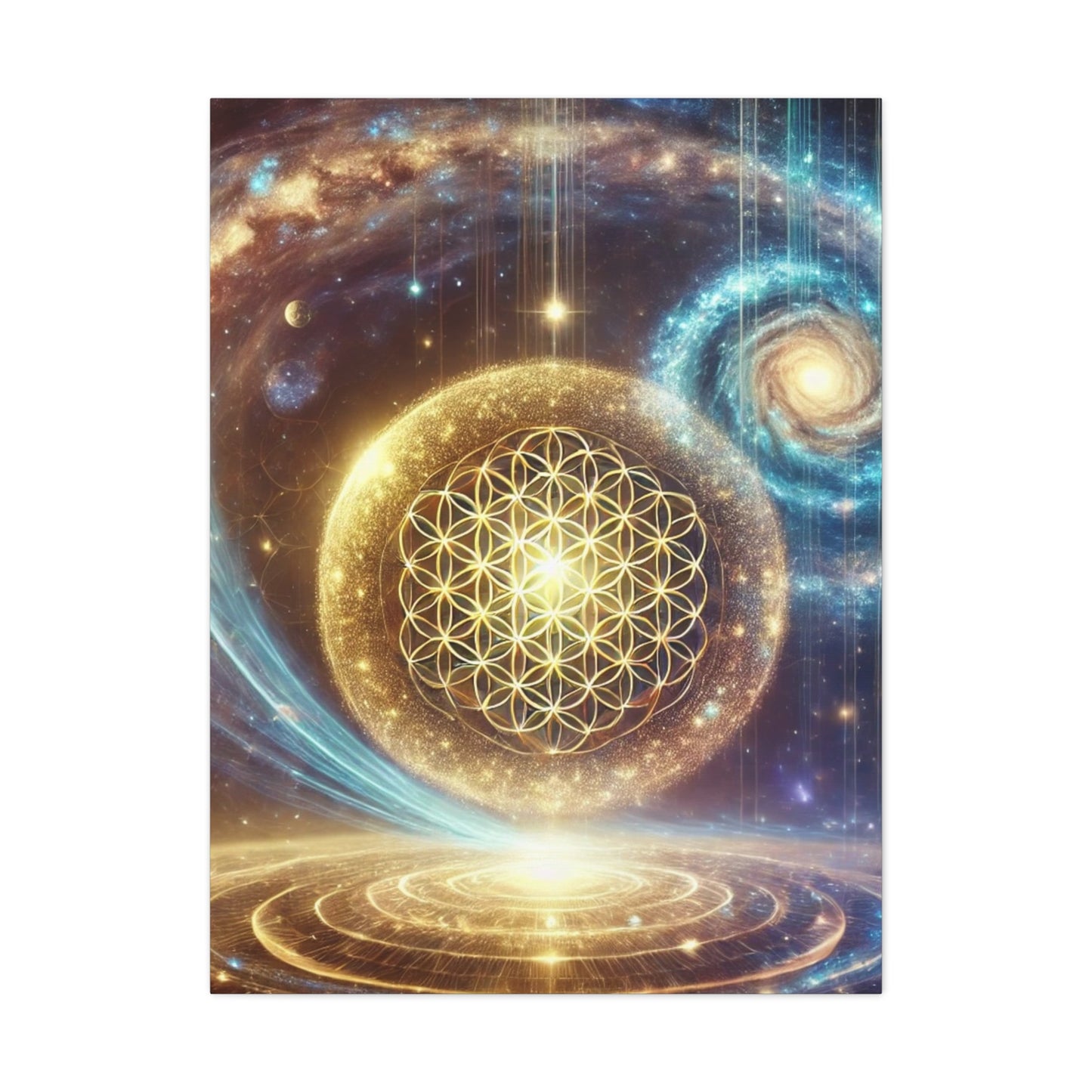 Sacred Geometry Art Canvas Ed. 58